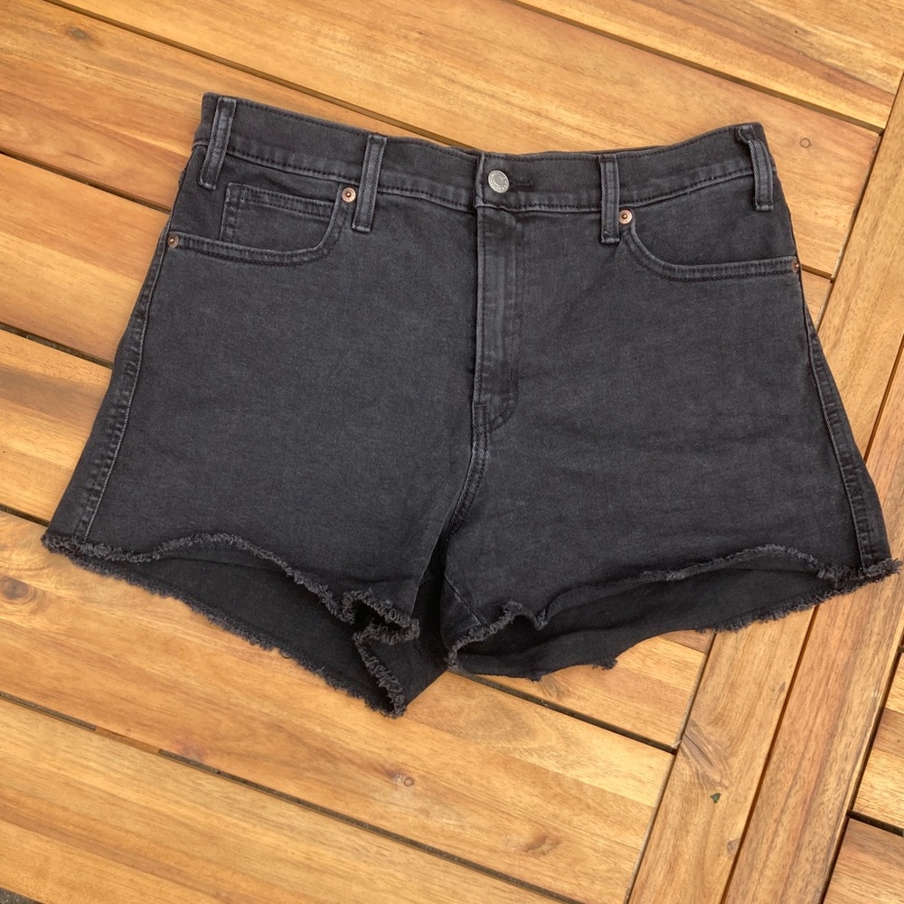 Signature by Levi Strauss Women's Dark Gray Jean Shorts